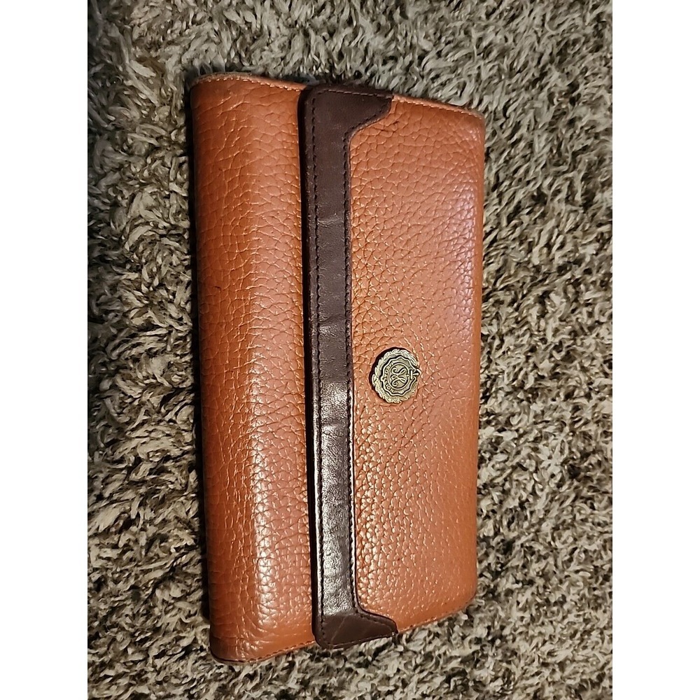 Vintage Medallion Cowhide Leather Womens Wallet‎